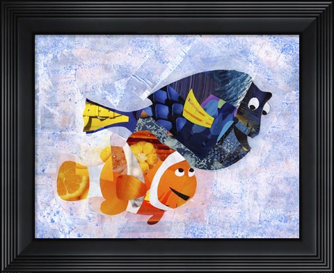 Framed Clownfish Print