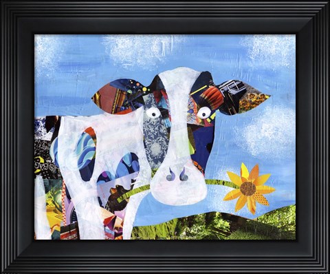 Framed Cow Print