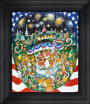 Framed God Bless America Print