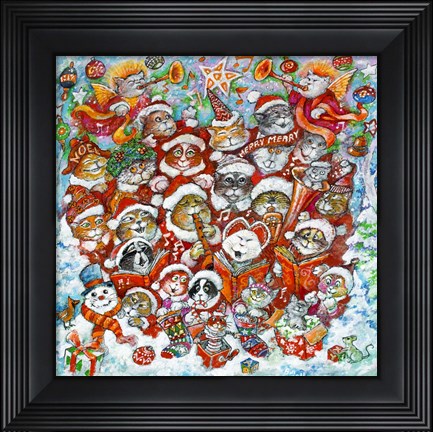 Framed Christmas Choir 2 Print