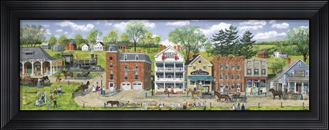 Framed Depot Street Print