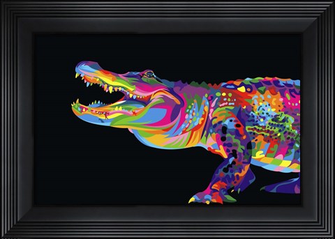 Framed Alligator Print