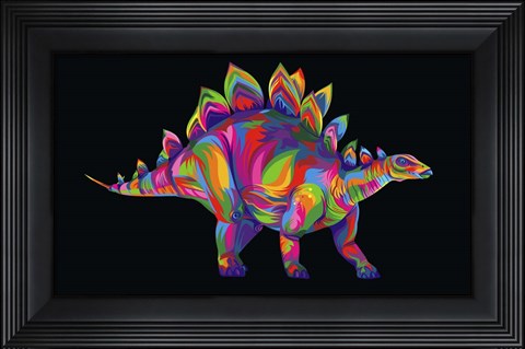 Framed Stegosaurus Print