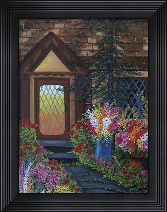 Framed Summer Porch Print
