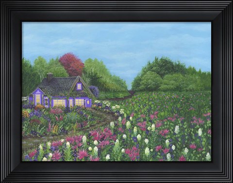 Framed Royal Cottage &amp; Garden Print