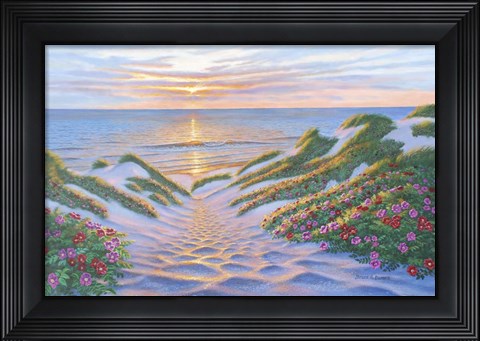 Framed Dune Descent II Print