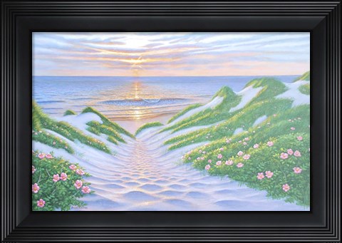 Framed Dune Descent III Print