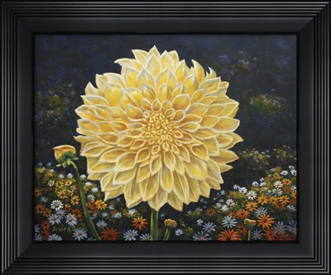 Framed Flower Power II Print