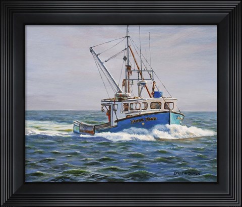 Framed Harvest Moon Print