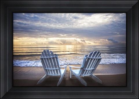 Framed Rush Hour in Paradise Print