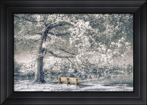 Framed I Will Wait for You in Winter Print