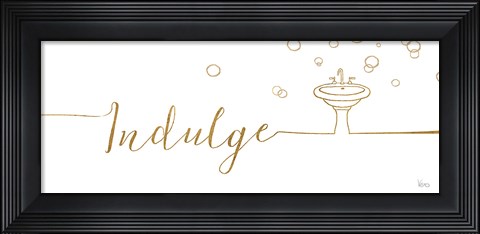 Framed Underline Bath III Print