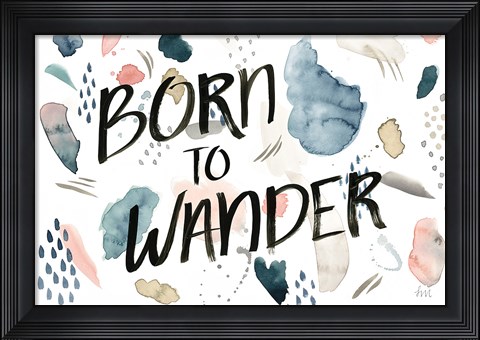 Framed April Showers Inspiration VI Print