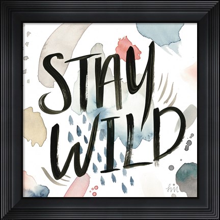Framed April Showers Inspiration I Print