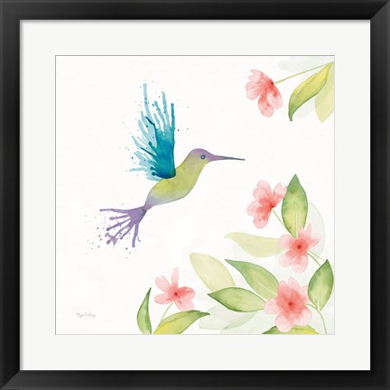 Framed Flit III Print