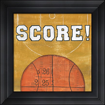 Framed On the Field II Score Print