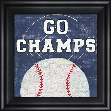 Framed On the Field III Go Champs Print