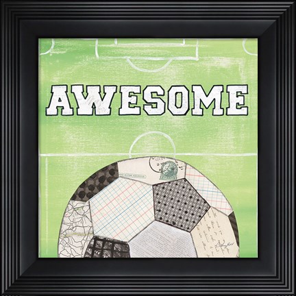 Framed On the Field IV Awesome Print