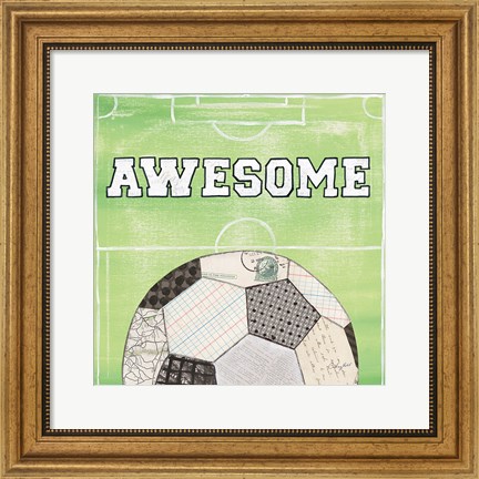 Framed On the Field IV Awesome Print