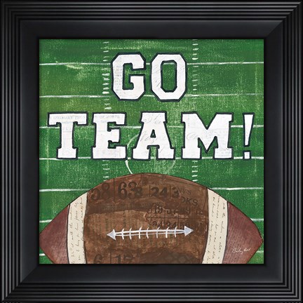 Framed On the Field I Go Team Print
