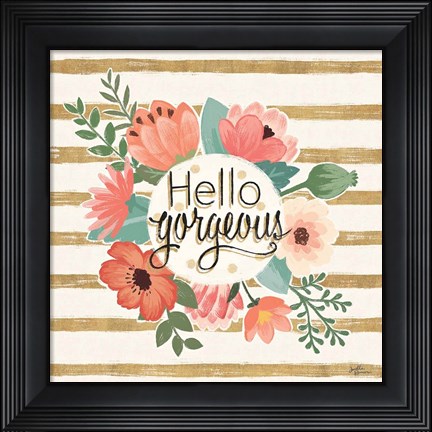 Framed Gorgeous II Print