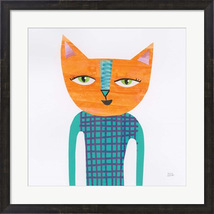 Framed Cool Cats II Print
