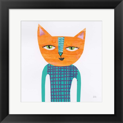 Framed Cool Cats II Print