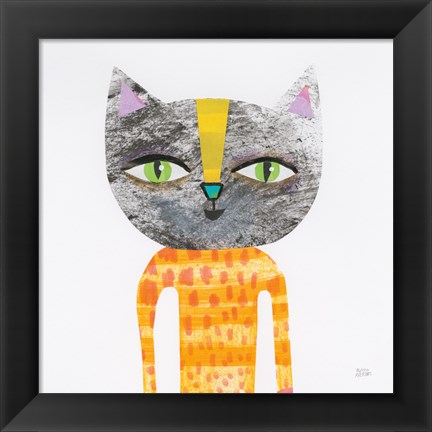 Framed Cool Cats I Print