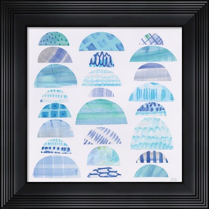 Framed Half Moon Abstract III Print