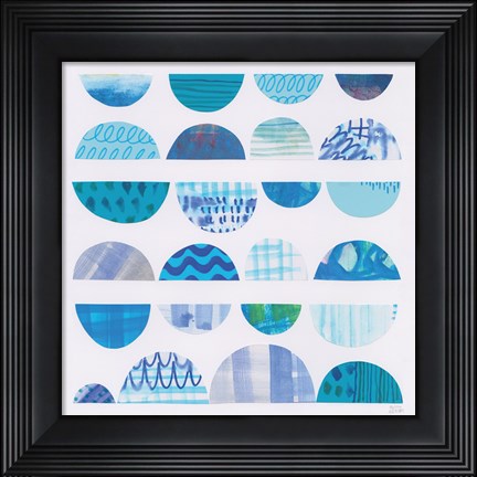 Framed Half Moon Abstract II Print