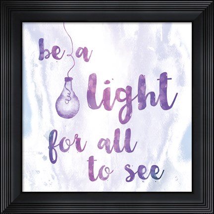 Framed Words of Faith IV Print