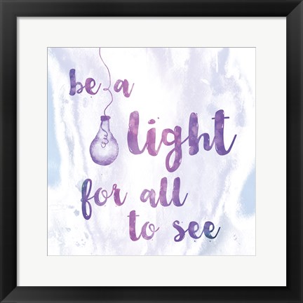 Framed Words of Faith IV Print