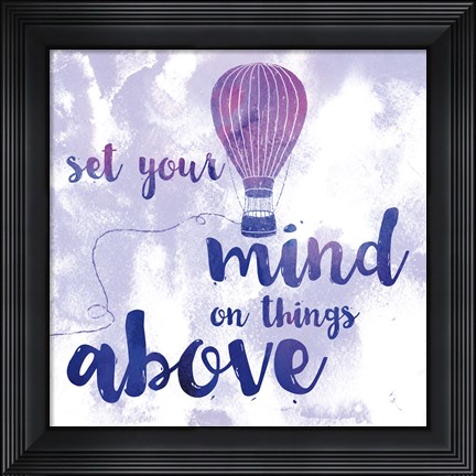 Framed Words of Faith I Print
