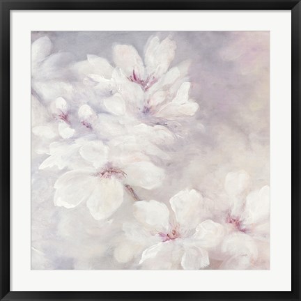 Framed Cherry Blossoms Square Print
