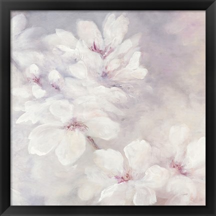 Framed Cherry Blossoms Square Print