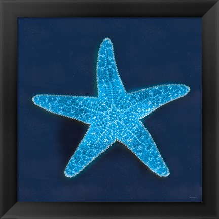 Framed Cyanotype Sea III Print