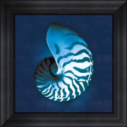 Framed Cyanotype Sea I Print