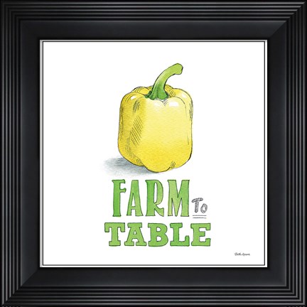Framed Fresh From the Garden VIII No Border Sq Print
