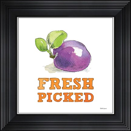 Framed Fresh From the Garden VI No Border Sq Print