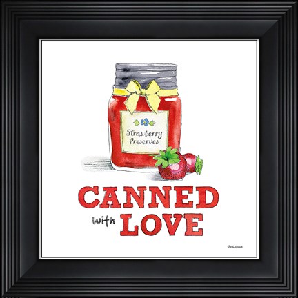Framed Fresh From the Garden VII No Border Sq Print