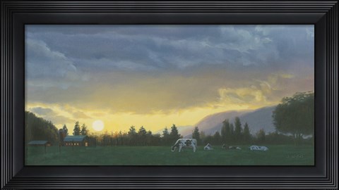 Framed Farm Life II Print