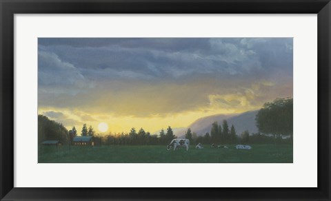 Framed Farm Life II Print