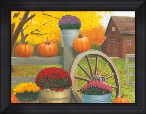 Framed Autumn Affinity II Print