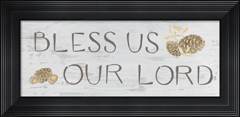 Framed Beautiful Bounty Sign II Print