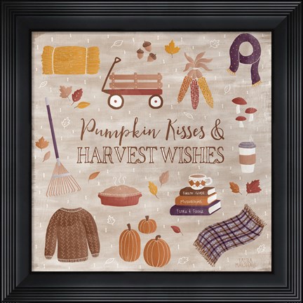 Framed Autumn Enchantment II Print