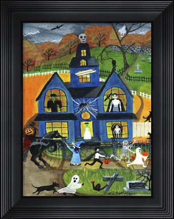Framed House of Frankenstein Print