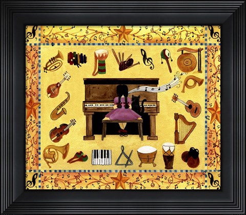 Framed Make a Joyful Sound Unto the Lord Lang Print