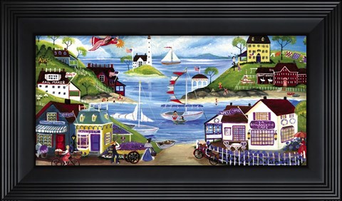 Framed Lovely Seaside Print