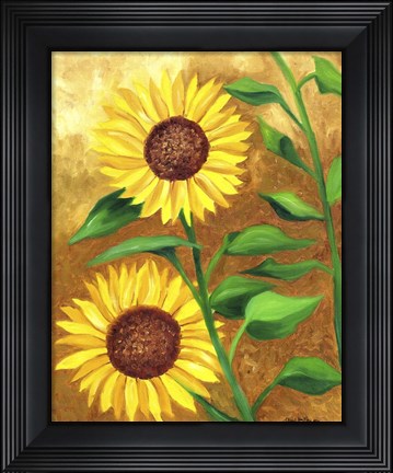 Framed Sunflower Print