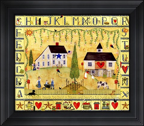 Framed Where Your Treasure Is There Will Your Heat Be Print